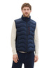 Meski Bezrekawnik Tom Tailor Hybrid Puffer Gilet Sky Captain Blue - 1041454-10668