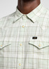 Meska Koszula Materialowe Lee Short Sleeve Western Shirt Mercantile Sage Check - 112364120