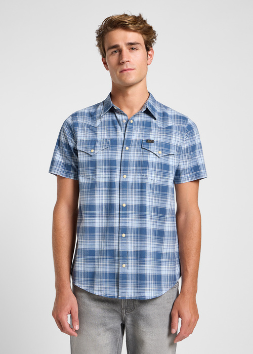 Lee Short Sleeve Western Shirt - Orion Ombre Check 112364225 