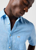 Meska Koszula Materialowe Wrangler Short Sleeve 1 Pocket Shirt Pacific Blue - 112362731