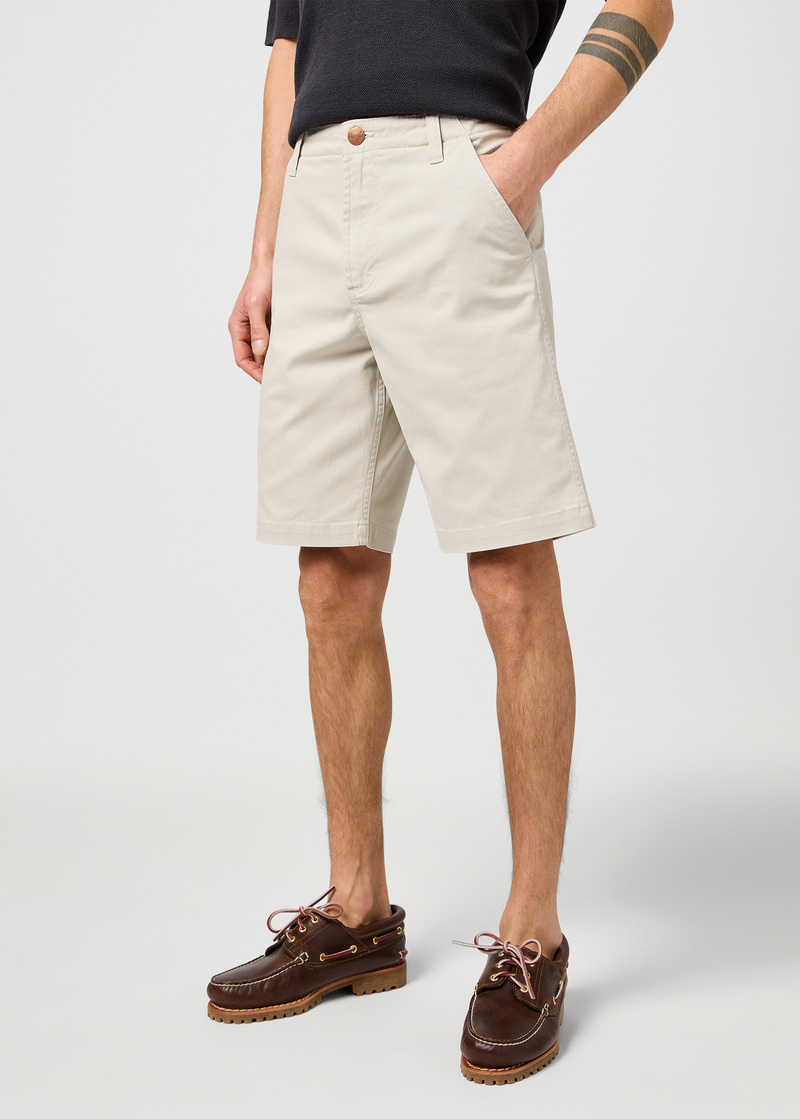 Meskie Szorty Materialowe Wrangler Casey John Cargo Shorts Pelican - 112362919