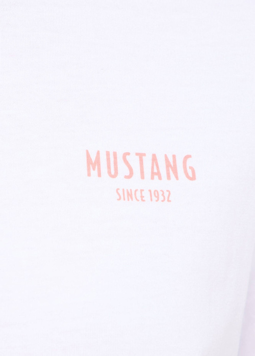 Damski T Shirt Mustang Floris General White - 1016158-2045