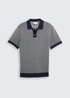 Meska Koszulka Polo Tom Tailor Knitted Cotton Polo Shirt Navy White Fancy Stripe - 1046321-37780
