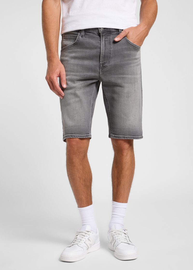 Meskie Szorty Dzinsowe Lee Five Pocket Short Washed Grey - 112363694
