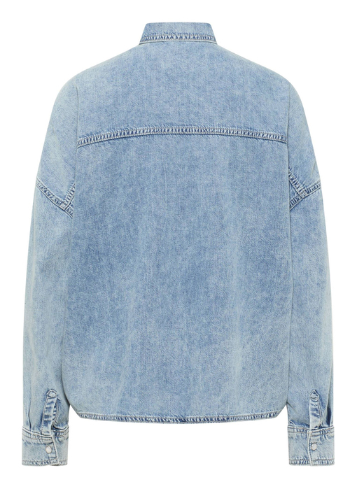 Damska Koszula Dzinsowa Mustang Ruby Pockets Denim Blue - 1016224-5000-101