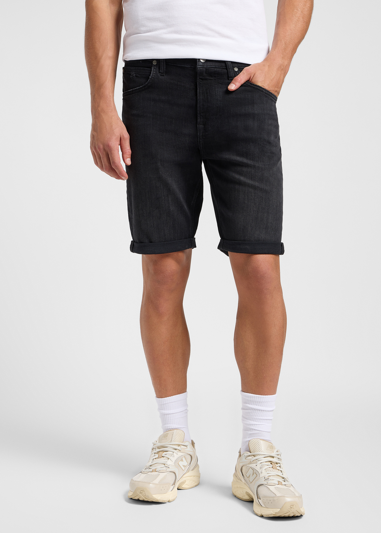 Meskie Szorty Dzinsowe Lee Five Pocket Short Pitch - 112363930