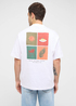 Meski T Shirt Mustang Akron Bright White - 1016284-2007