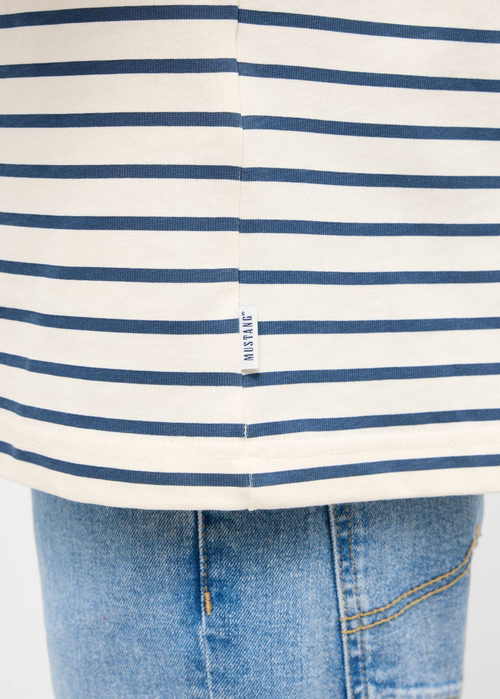 Meski T Shirt Mustang Allentown Summer Stripe - 1016286-12578