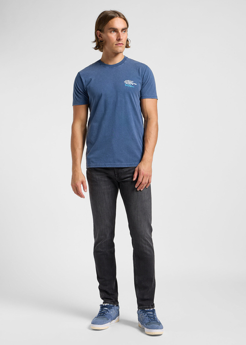 Meski T Shirt Lee Medium Logo Tee Orion Blue - 112364593