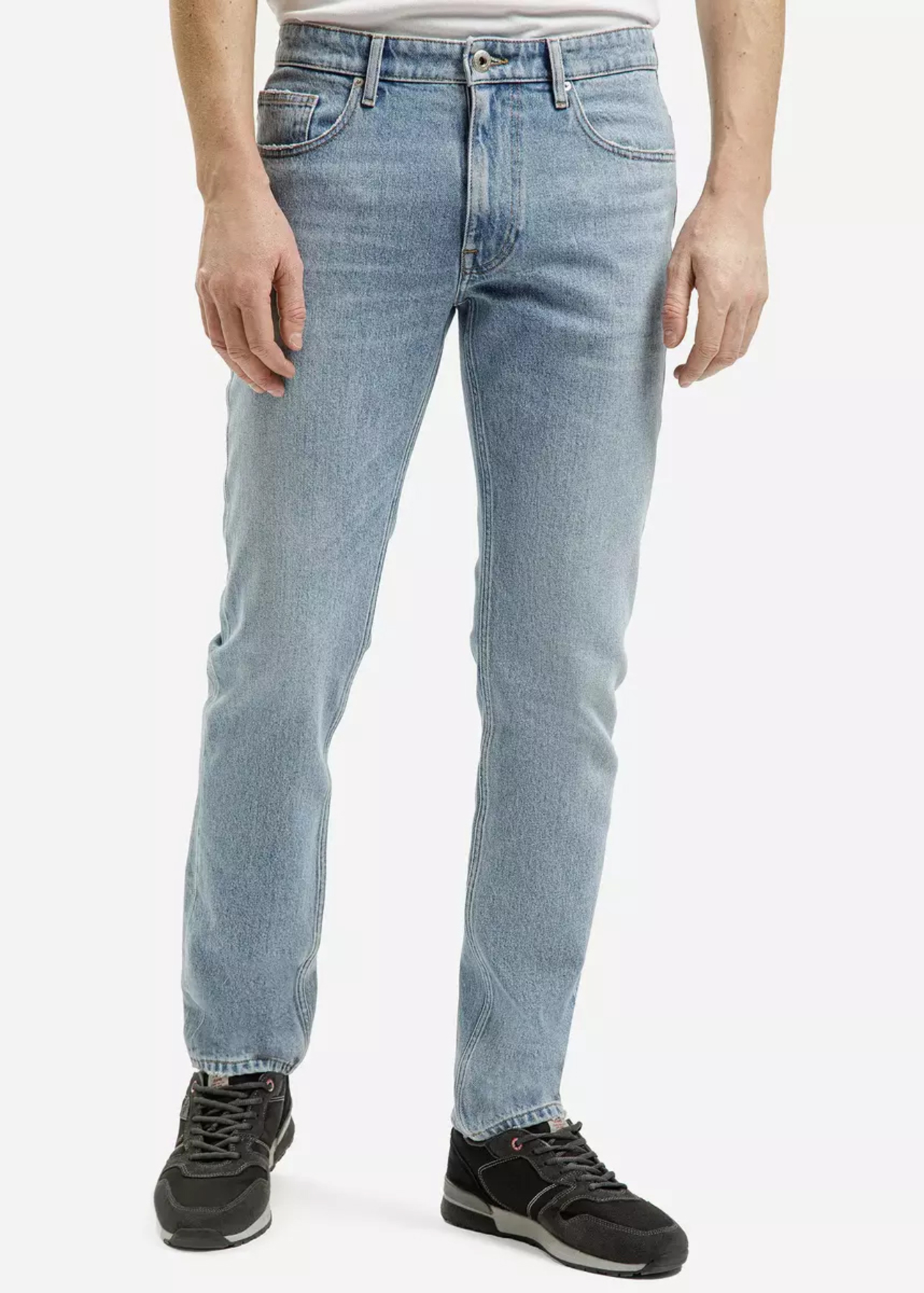 Meskie Spodnie Dzinsowe Cross Jeans Greg Light Blue 151 - C-132-151