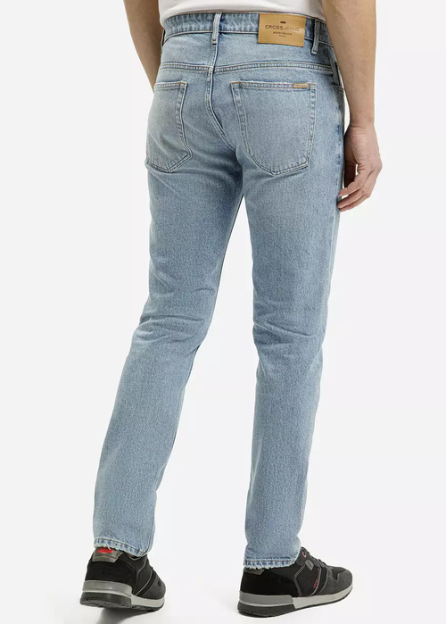 Meskie Spodnie Dzinsowe Cross Jeans Greg Light Blue 151 - C-132-151