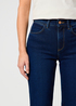 Damskie Spodnie Dzinsowe Wrangler Straight Classic Indigo - 112362356