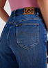 Damskie Spodnie Dzinsowe Lee Ultra Lux Straight Cobalt Sheen - 112350786