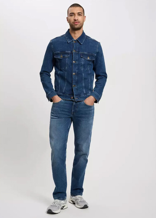 Meskie Spodnie Dzinsowe Cross Jeans Antonio E Dark Blue 311 - E-161-154