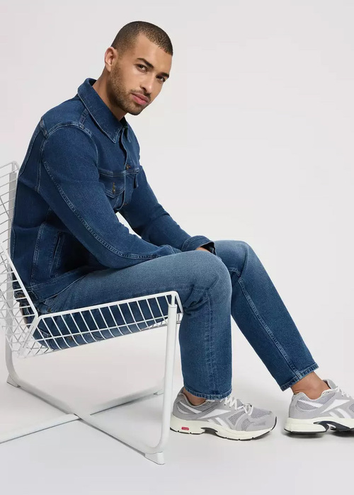 Meskie Spodnie Dzinsowe Cross Jeans Antonio E Dark Blue 311 - E-161-154