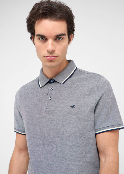 Meska Koszulka Polo Mustang Palco Dark Sapphire - 1016294-4136