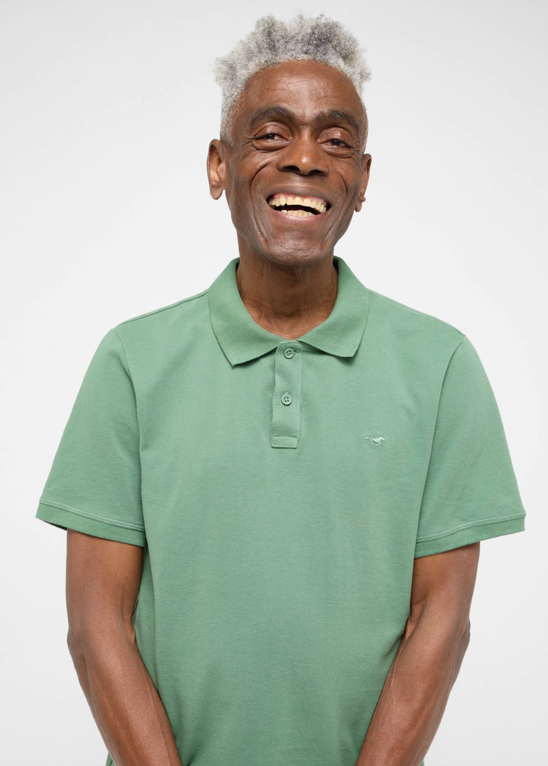 Meska Koszulka Polo Mustang Palco Dark Ivy - 1016293-6326