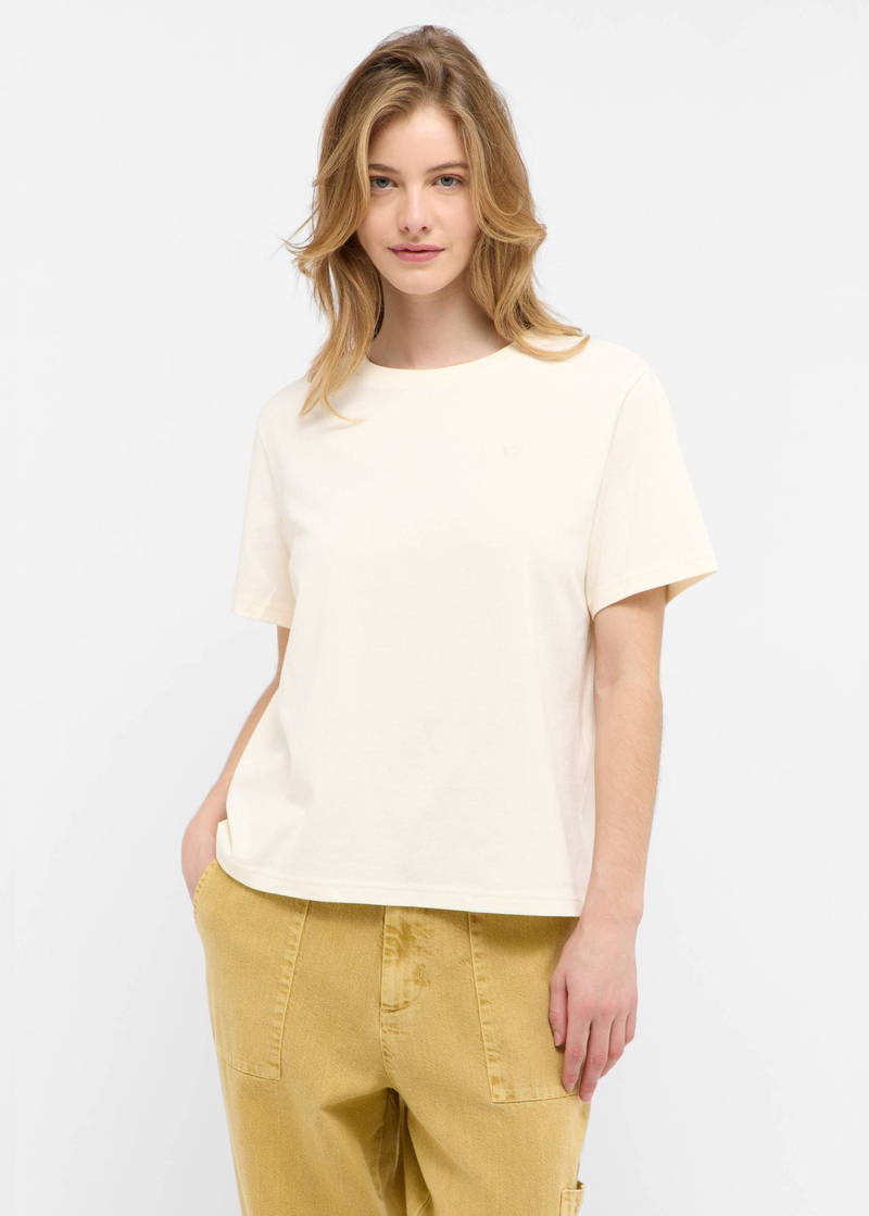 Damski T Shirt Mustang Jeans Monroe Whisper White - 1016147-2013