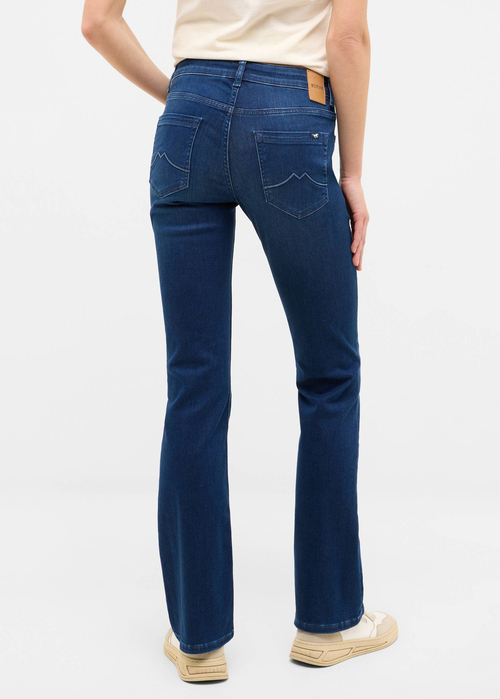 Damskie Spodnie Dinsowe Mustang Style Shelby Slim Boot Denim Blue - 1016593-5000-682