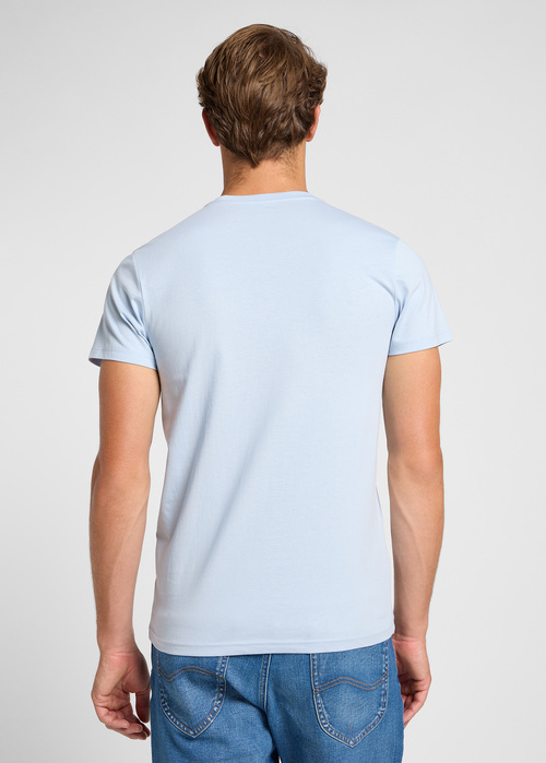 Meski T Shirt Lee Twin Pack Crew Navy Shy Blue - 112364558