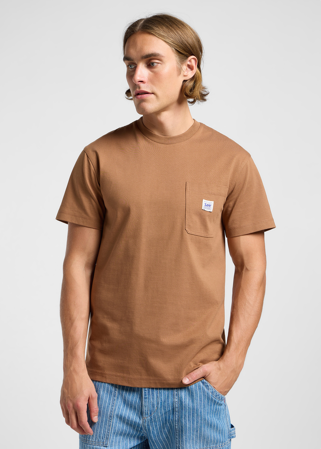 Meski T Shirt Lee Workwear Tee Burlwood - 112364588