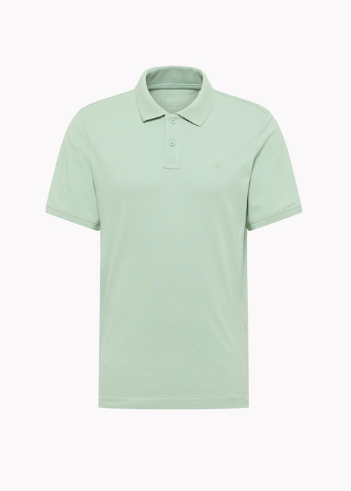 Meska Koszulka Polo Mustang Palco Frosty Green - 1016503-6180
