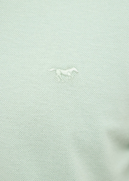 Meska Koszulka Polo Mustang Palco Frosty Green - 1016503-6180