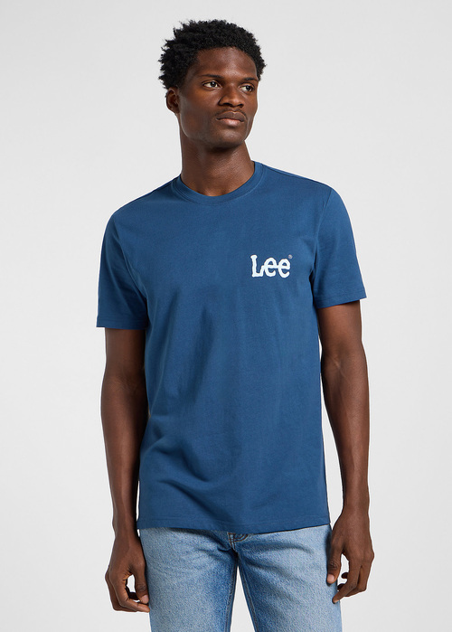 Lee Medium Wobbly Lee Tee - Orion Blue 112364538