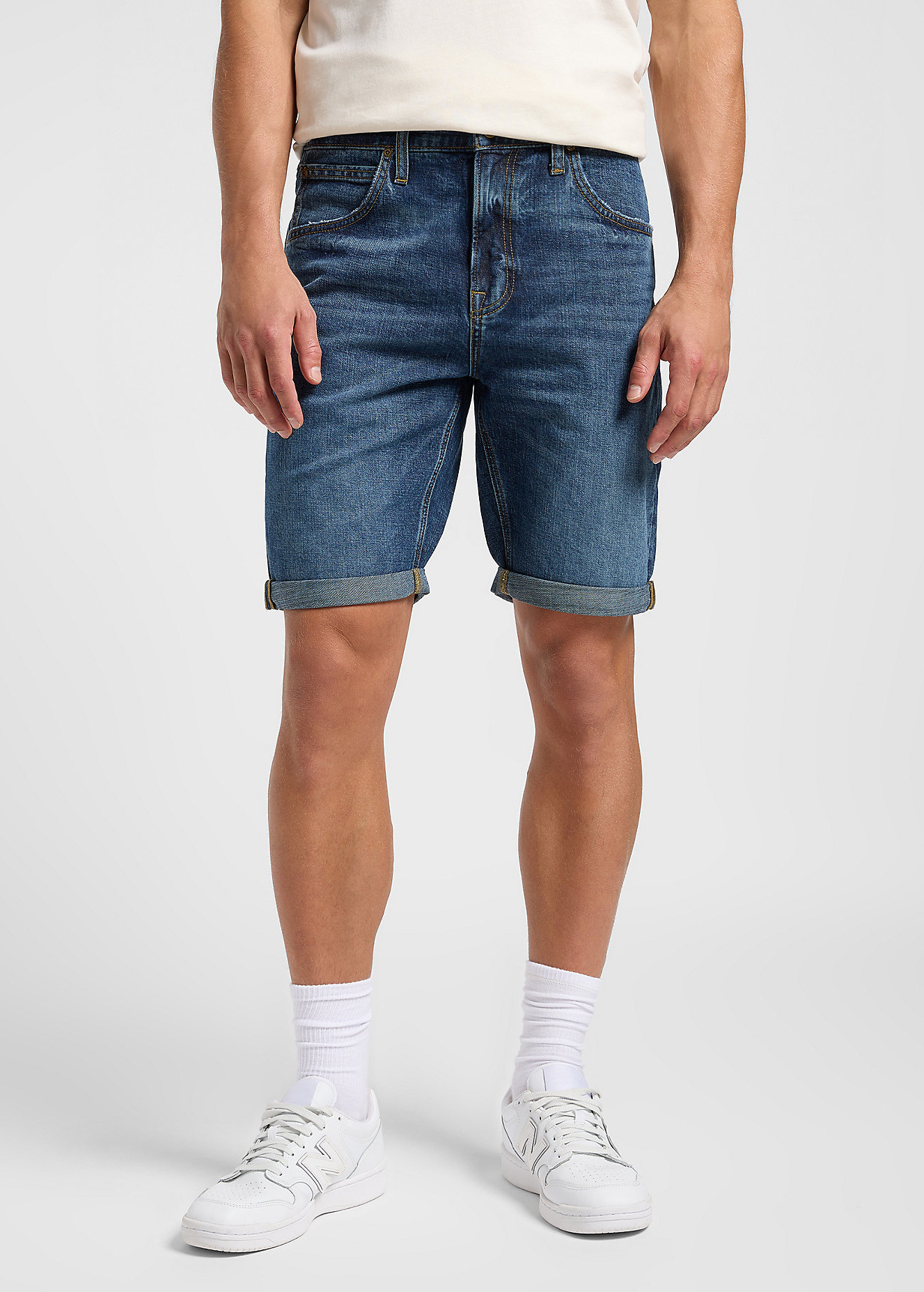 Meskie Szorty Dzinsowe Lee 5 Pocket Short Dirty Man - 112363929