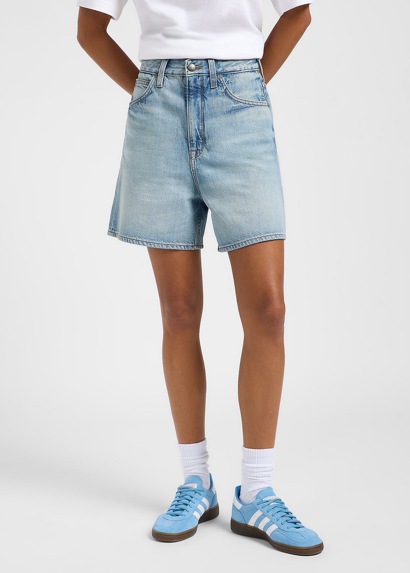 Damskie Szorty Dinsowe Lee Stella Short Brad New - 112363786