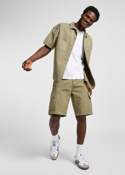 Meskie Szorty Materialowe Lee Cargo Mercantile Green - 112364162