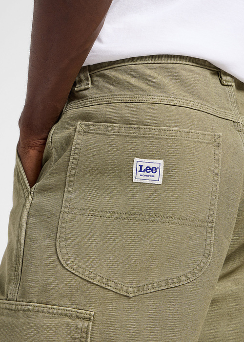 Meskie Szorty Materialowe Lee Cargo Mercantile Green - 112364162