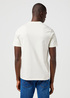 Meski T Shirt Wrangler Small Logo Tee Vitange White Howdy - 112362686