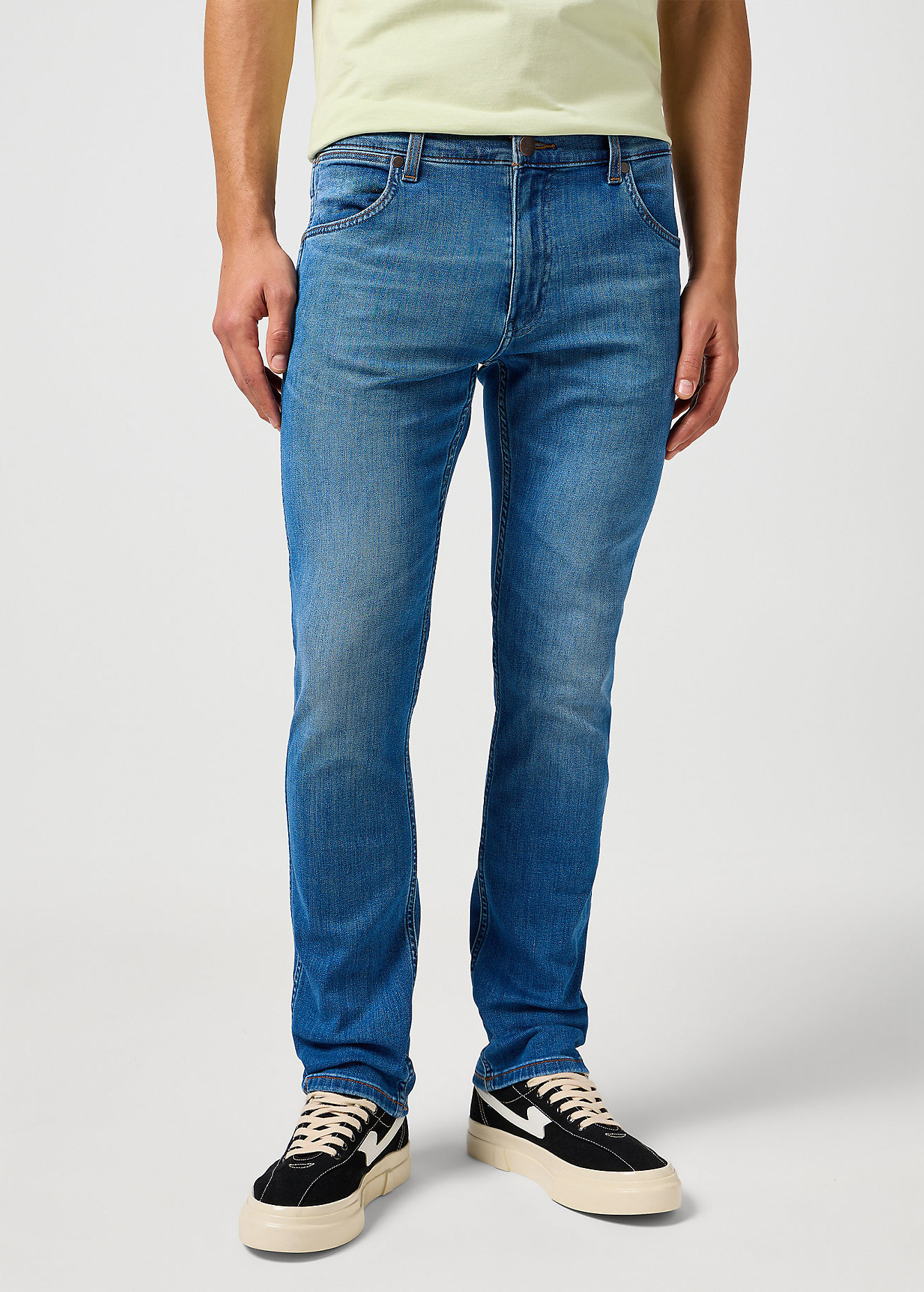 Meska Koszula Dzinsowe Wrangler Greensboro Sage - 112364421