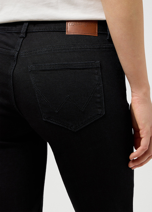 Damskie Spodnie Dzinsowe Wrangler Bootcut Noir - 112360269