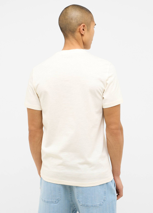 Meski T Shirt Mustang Austin Whisper White Print - 1016490-2013