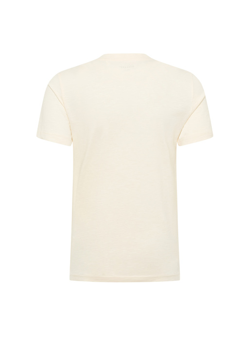 Meski T Shirt Mustang Austin Whisper White Print - 1016490-2013