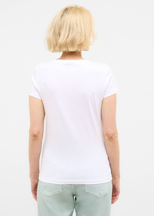 Damski T Shirt Mustang Loa General White - 1016508-2045