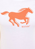 Damski T Shirt Mustang Loa General White - 1016508-2045