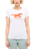 Damski T Shirt Mustang Loa General White - 1016508-2045