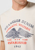 Mski T Shirt Wrangler Americana Tee Vintage White - 112362392