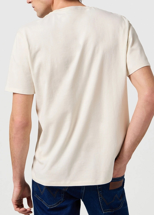 Mski T Shirt Wrangler Americana Tee Vintage White - 112362392