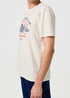 Meski T Shirt Wrangler Americana Tee Vintage White - 112362392
