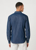 Meska Koszula Dzinsowe Wrangler Long Sleeve Western Shirt Dark Stone - 112130116