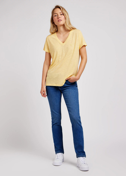 Damskie Spodnie Dzinsowe Lee Elly High Sky - 112338322