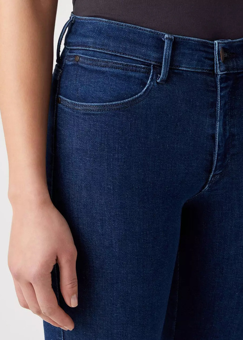 Damskie Spodnie Dzinsowe Wrangler Slim Unbreakable - 112343578