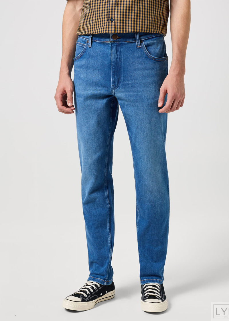 Meskie Spodnie Dzinsowe Wrangler River Rustic - 112352673