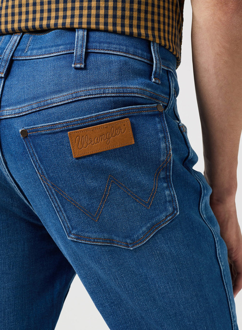 Meskie Spodnie Dzinsowe Wrangler River Rustic - 112352673