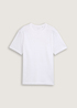 Meski T Shirt Tom Tailor Basic Cotton T Shirt White - 1045627-20000