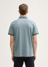Meska Koszulka Polo Tom Tailor Piqu Polo Shirt With Stretch Grey Mint - 1045629-27475